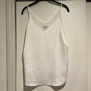 White large express tank top